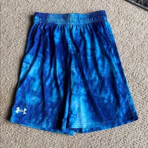 Under Armour Men's Vibrant Blue Athletic Shorts-medium